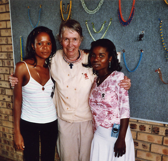 Begegnung in der Selbsthilfegruppe in Botlokwa