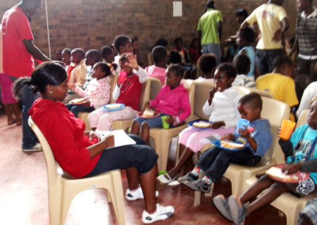 The common breakfast at Kids Week
