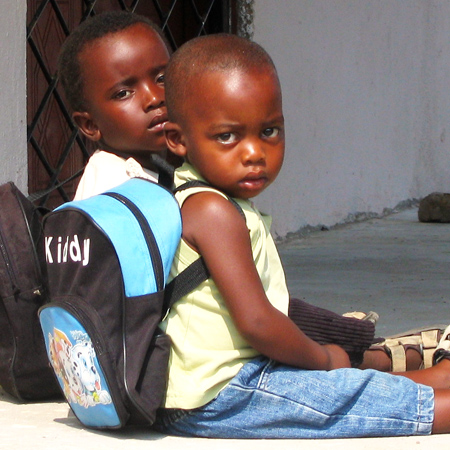 Orphans waiting