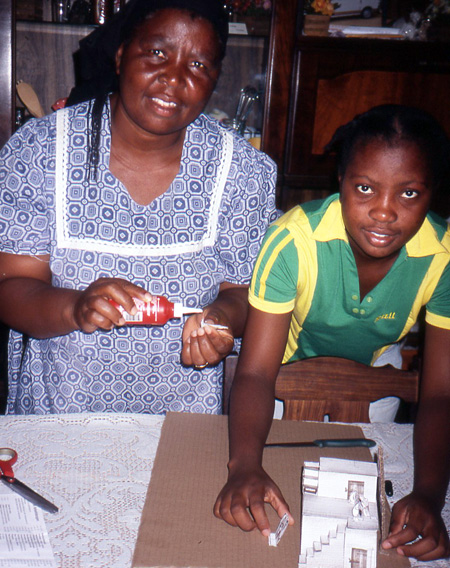 Beauty Masilela with her grand-daughter